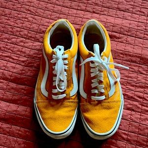 Mustard yellow classic Vans!  Women size 9.